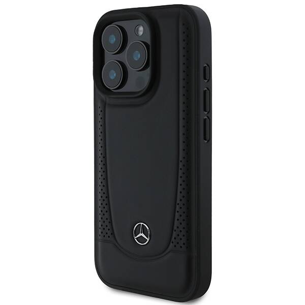 ETUI DO IPHONE 16 PRO 6.3" MERCEDES LEATHER URBAN CZARNE