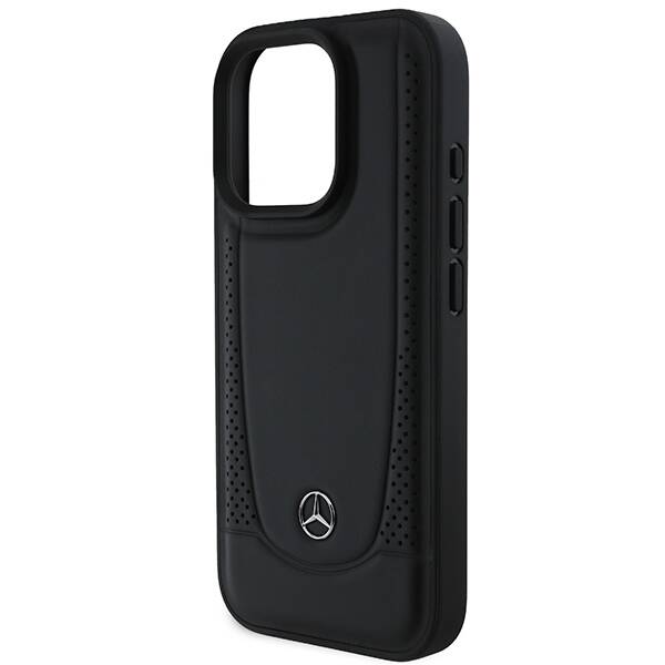 ETUI DO IPHONE 16 PRO 6.3" MERCEDES LEATHER URBAN CZARNE