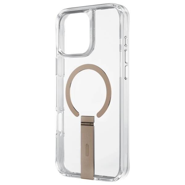 ETUI DO  IPHONE 16 PRO 6.3" UNIQ ELEVA WITH VERTICA STAND ZŁOTE