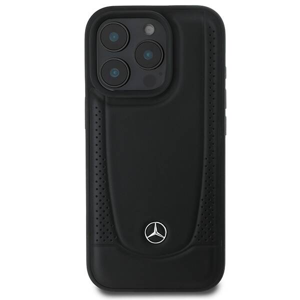 ETUI DO IPHONE 16 PRO MAX 6.3" MERCEDES LEATHER URBAN CZARNE