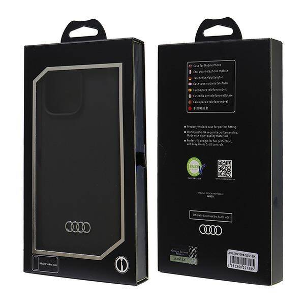 ETUI DO IPHONE 16 PRO MAX 6.9" AUDI SILICONE CZARNE