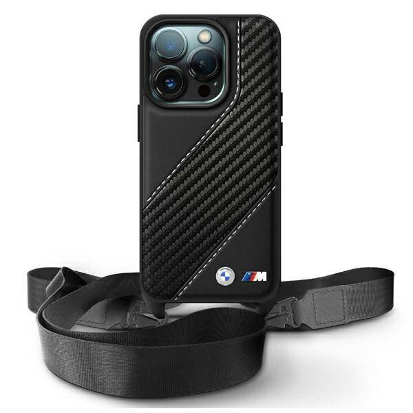 ETUI DO IPHONE 16 PRO MAX 6.9" BMW M EDITION CARBON STRIPE & STRAP