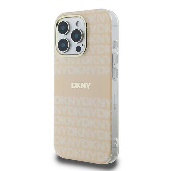 ETUI DO IPHONE 16 PRO MAX 6.9" DKNY REPEAT TEXTURE PATTERN WITH STRIPE