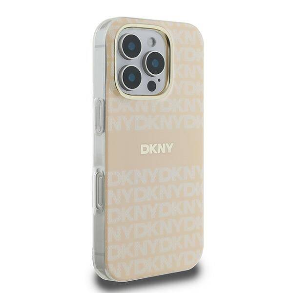 ETUI DO IPHONE 16 PRO MAX 6.9" DKNY REPEAT TEXTURE PATTERN WITH STRIPE