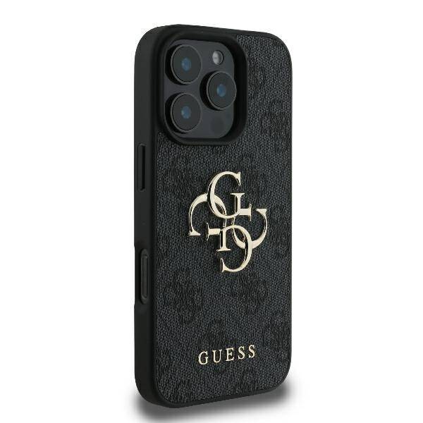 ETUI DO IPHONE 16 PRO MAX 6.9" GUESS 4G BIG LOGO CZARNE