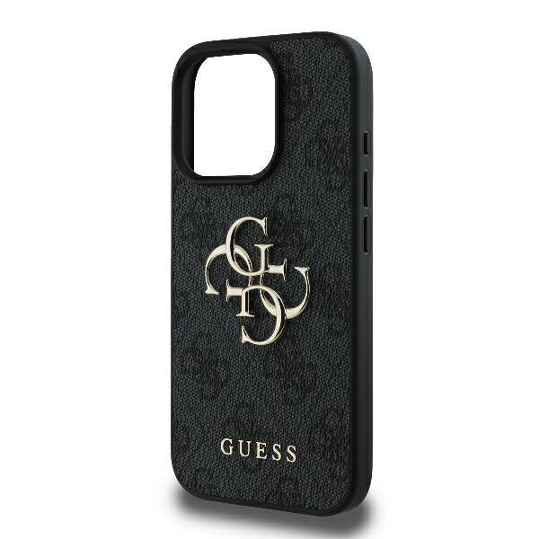 ETUI DO IPHONE 16 PRO MAX 6.9" GUESS 4G BIG LOGO CZARNE