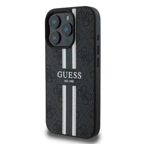 ETUI DO IPHONE 16 PRO MAX 6.9" GUESS 4G PRINTED STRIPES MAGSAFE