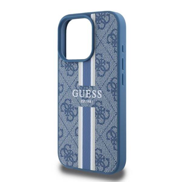 ETUI DO IPHONE 16 PRO MAX 6.9" GUESS 4G PRINTED STRIPES MAGSAFE