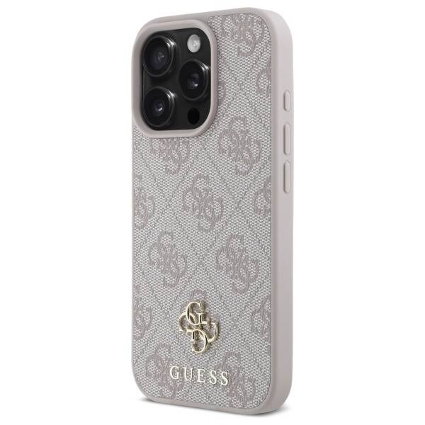 ETUI DO IPHONE 16 PRO MAX 6.9" GUESS 4G SMALL CLASSIC MAGSAFE RÓŻOWE