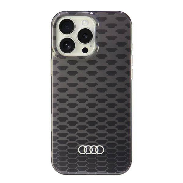 ETUI DO IPHONE 16 PRO MAX AUDI IML STITCHING PATTERN MAGSAFE CZARNE