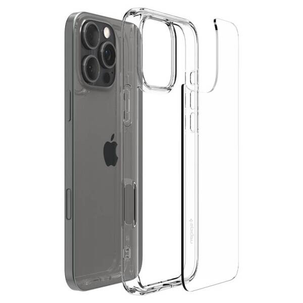 ETUI DO IPHONE 16 PRO MAX SPIGEN ULTRA HYBRID CRYSTAL CLEAR