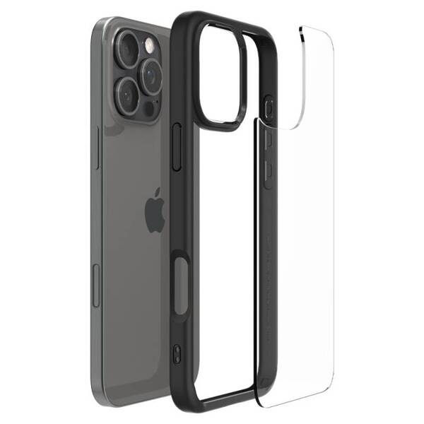 ETUI DO IPHONE 16 PRO MAX SPIGEN ULTRA HYBRID CZARNY MAT