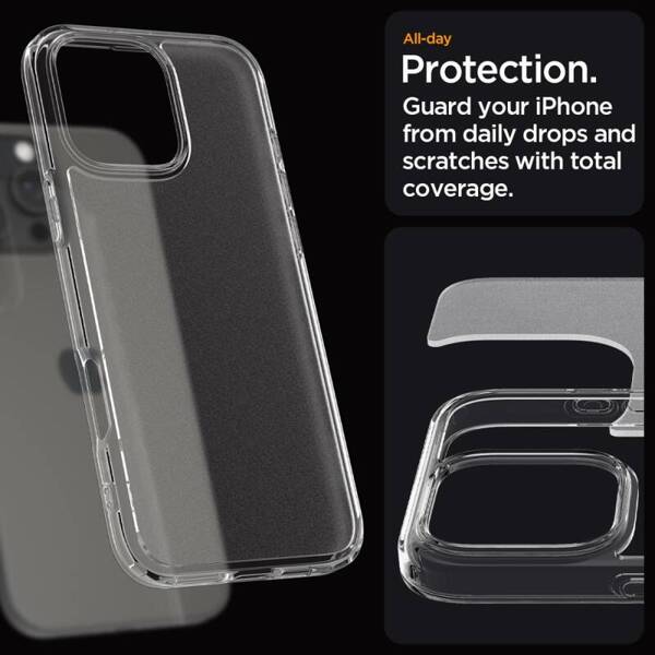 ETUI DO IPHONE 16 PRO MAX SPIGEN ULTRA HYBRID FROST CLEAR 