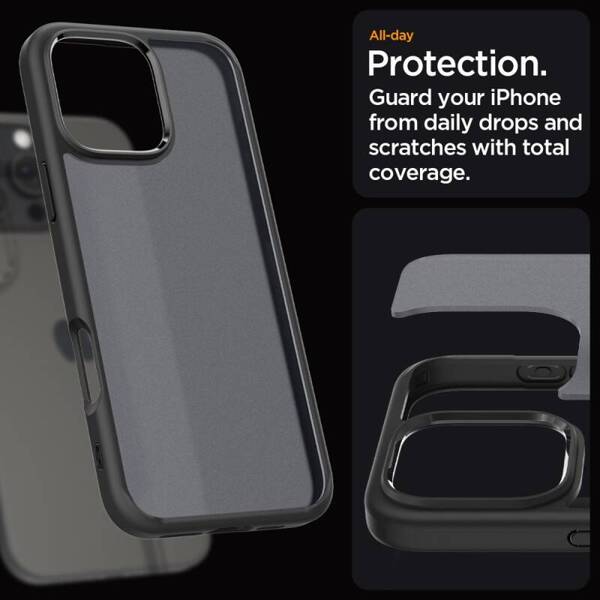 ETUI DO IPHONE 16 PRO MAX SPIGEN ULTRA HYBRID FROST CZARNE