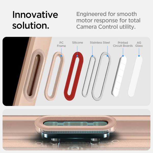 ETUI DO IPHONE 16 PRO MAX SPIGEN ULTRA HYBRID ”T” MAG MAGSAFE RÓŻOWE