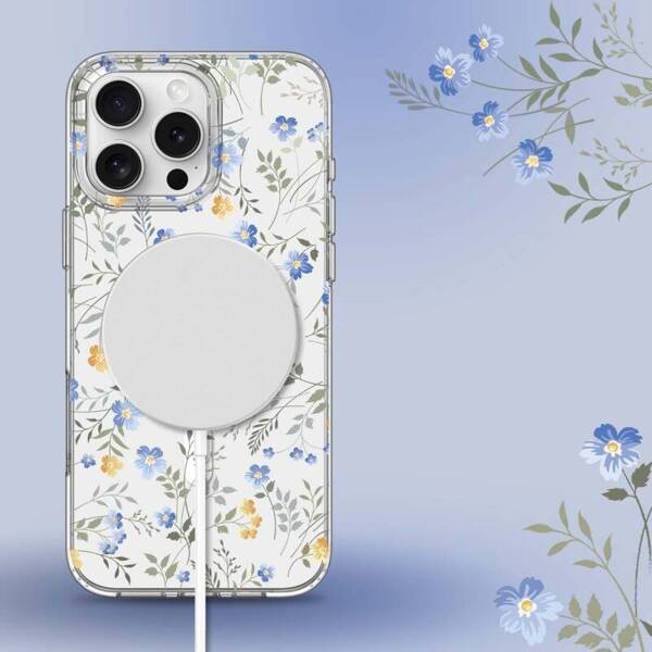 ETUI DO IPHONE 16 PRO MAX TECH-PROTECT MAGMOOD MAGSAFE SPRING FLOWERS