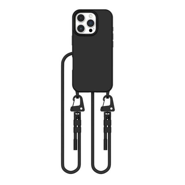 ETUI DO IPHONE 16 PRO MAX TECH-PROTECT MAGNECKLACE MAGSAFE CZARNE