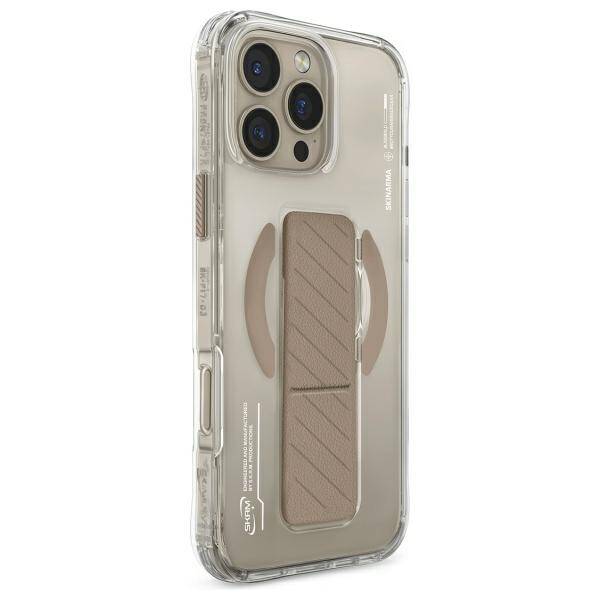 ETUI DO IPHONE 16 PRO SKINARMA AXON MAGNETIC CHARGING + GRIP STAND