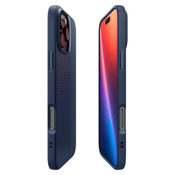 ETUI DO IPHONE 16 PRO SPIGEN LIQUID AIR GRANATOWY