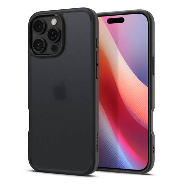 ETUI DO IPHONE 16 PRO SPIGEN ULTRA HYBRID FROST BLACK