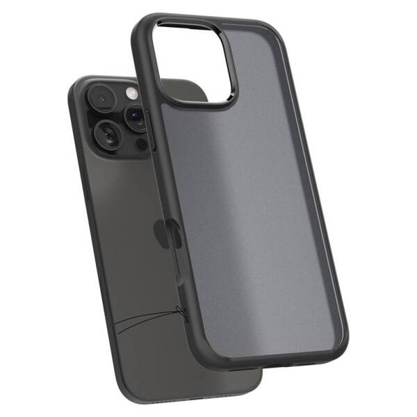 ETUI DO IPHONE 16 PRO SPIGEN ULTRA HYBRID FROST BLACK