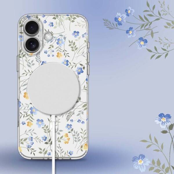 ETUI DO IPHONE 16 TECH-PROTECT MAGMOOD MAGSAFE SPRING FLOWERS