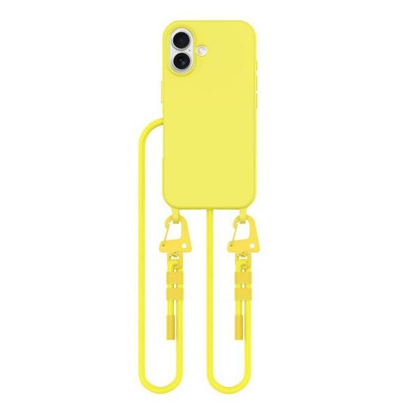 ETUI DO IPHONE 16 TECH-PROTECT MAGNECKLACE MAGSAFE CANARY YELLOW CASE