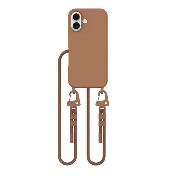 ETUI DO IPHONE 16 TECH-PROTECT MAGNECKLACE MAGSAFE CHOCOLATE BROWN