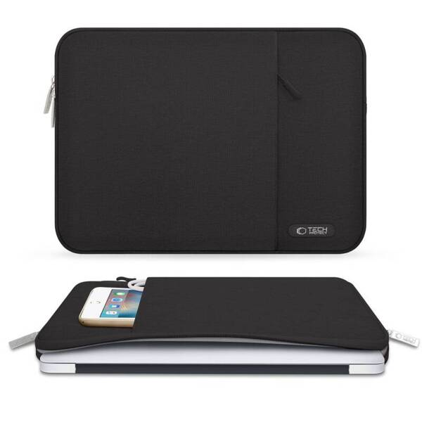 ETUI DO LAPTOPA 13-14 CALI UNIWERSALNE TECH-PROTECT SLEEVY CZARNE