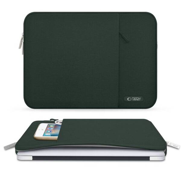 ETUI DO LAPTOPA 13-14 CALI UNIWERSALNE TECH-PROTECT SLEEVY MIDNIGHT GREEN