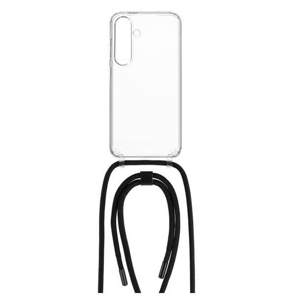 ETUI DO SAMSUNG GALAXY S24 NA SZYJĘ FIXED PURE NECK Z CZARNĄ SMYCZĄ