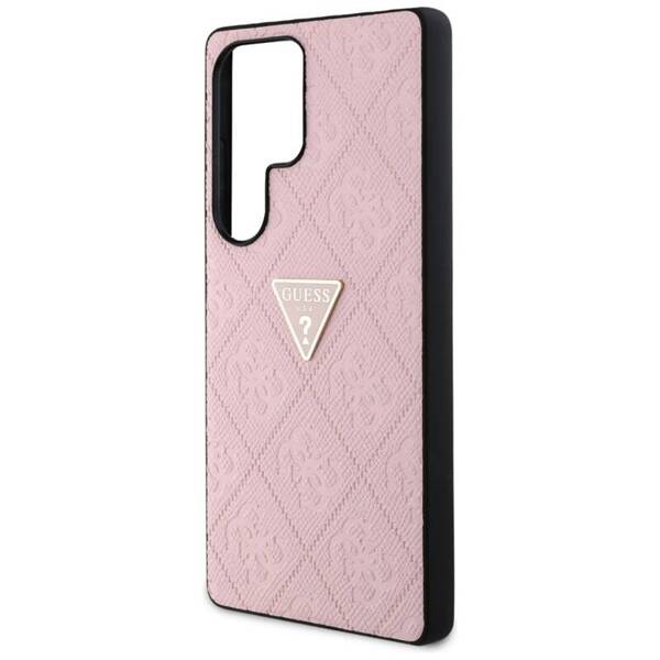 ETUI DO SAMSUNG GALAXY S25 ULTRA GUESS HOT STAMP 4G PATTERN METAL RÓŻOWE