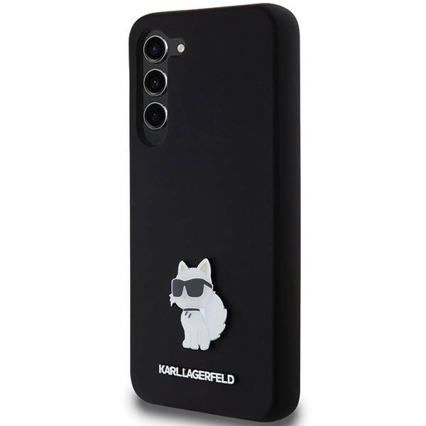 ETUI DO SAMSUNG S23+ S916 KARL LAGERFELD CHOUPETTE METAL PIN CZARNE