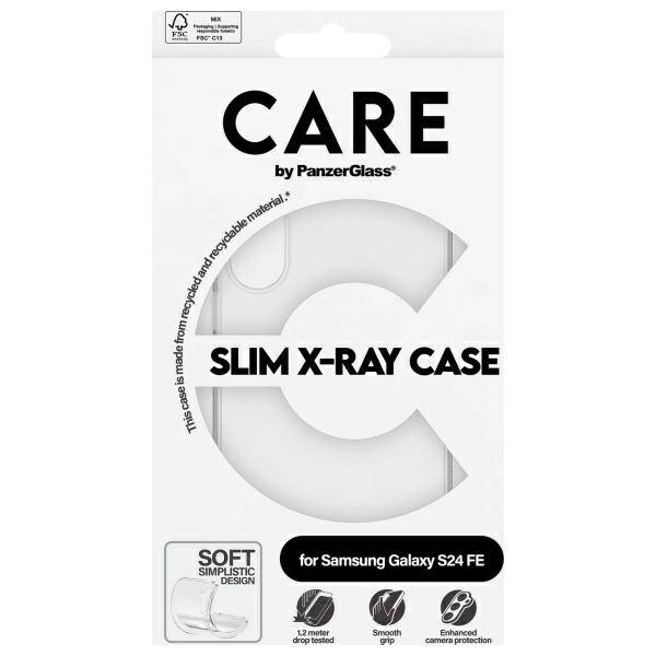 ETUI DO SAMSUNG S24 FE CARE BY PANZERGLASS SLIM X-RAY CASE PRZEZROCZYSTE