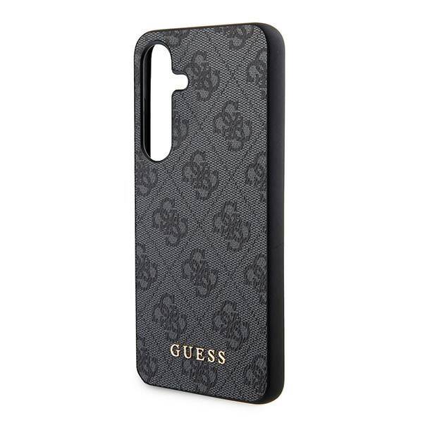 ETUI DO SAMSUNG S24 S921 GUESS 4G METAL GOLD LOGO CZARNE