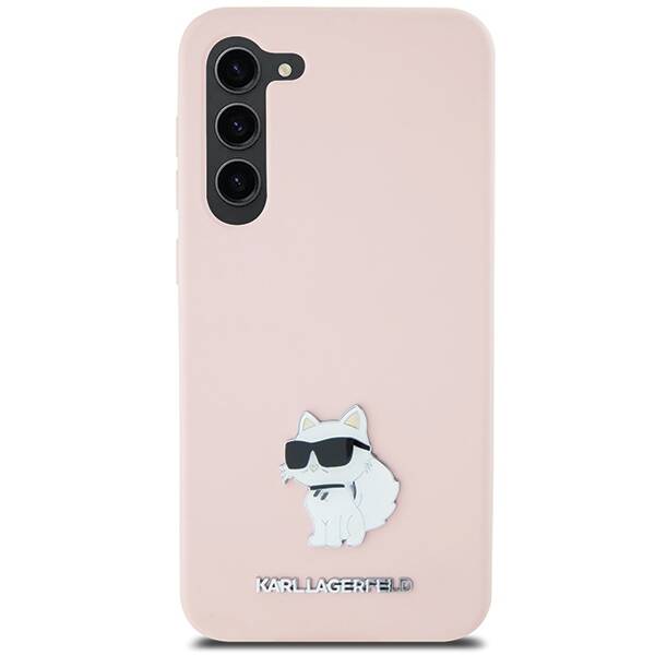 ETUI DO SAMSUNG S24 S921 KARL LAGERFELD SILICONE CHOUPETTE METAL PIN