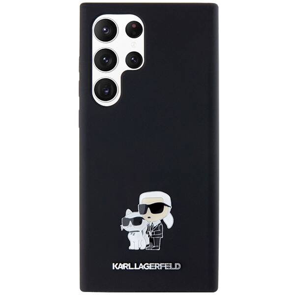 ETUI DO SAMSUNG S24 ULTRA KARL LAGERFELD SILICONE KARL&CHOUPETTE METAL PIN