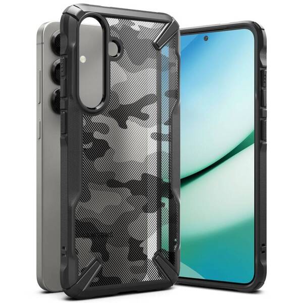 ETUI DO SAMSUNG S25 PLUS RINGKE FUSION X CAMO BLACK