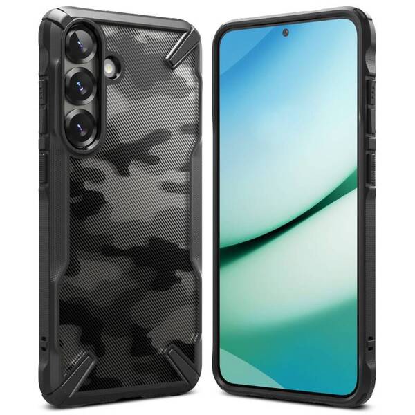 ETUI DO SAMSUNG S25 PLUS RINGKE FUSION X CAMO BLACK