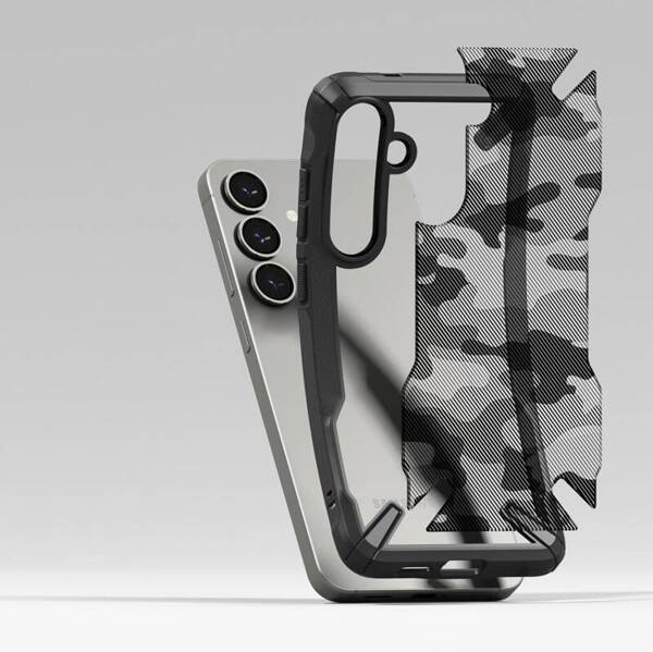 ETUI DO SAMSUNG S25 PLUS RINGKE FUSION X CAMO BLACK