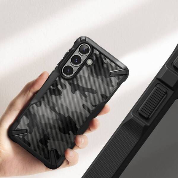 ETUI DO SAMSUNG S25 PLUS RINGKE FUSION X CAMO BLACK