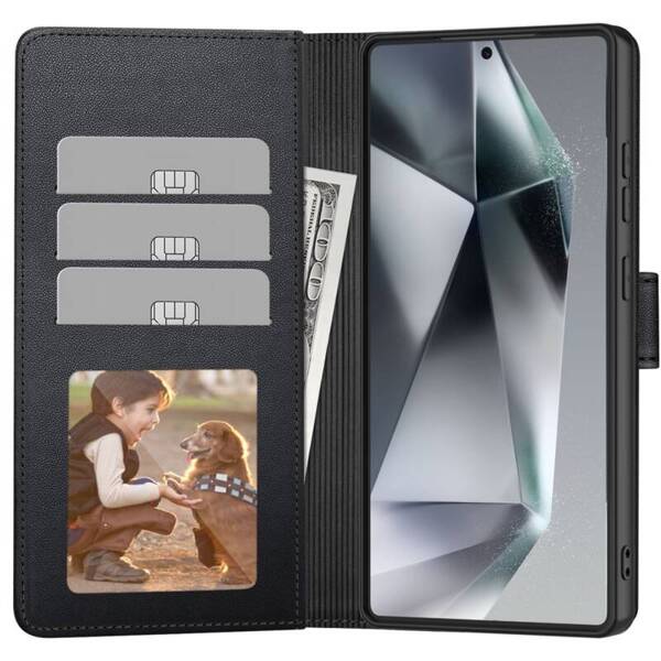 ETUI DO SAMSUNG S25 TECH-PROTECT WALLET CZARNE