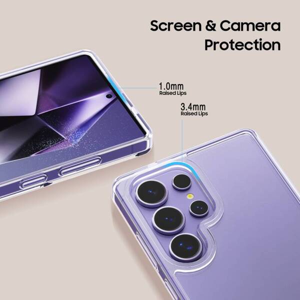 ETUI DO SAMSUNG S25 ULTRA TECH-PROTECT FLEXAIR HYBRID PRZEŹROCZYSTE