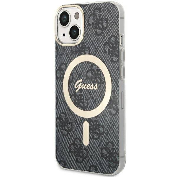 ETUI GUESS 4G  MAGSAFE DO IPHONE 14 / 15 BLACK