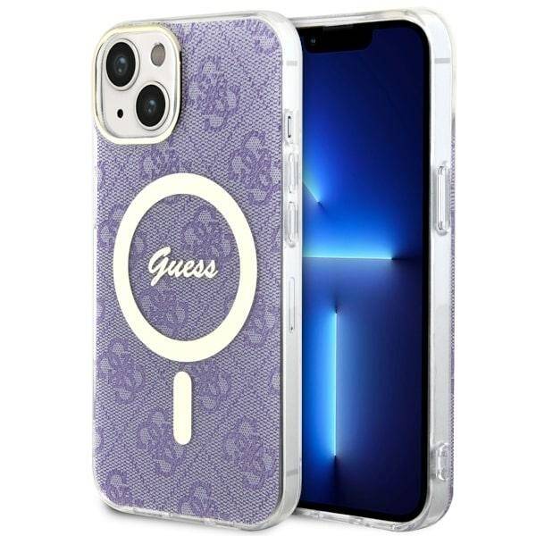 ETUI GUESS 4G MAGSAFE DO IPHONE 14 PLUS / 15 PLUS PURPLE