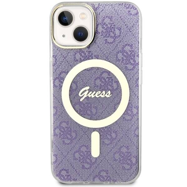 ETUI GUESS 4G MAGSAFE DO IPHONE 14 PLUS / 15 PLUS PURPLE