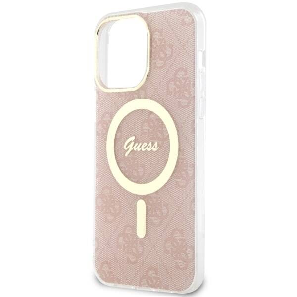 ETUI GUESS 4G MAGSAFE DO IPHONE 14 PRO MAX PINK