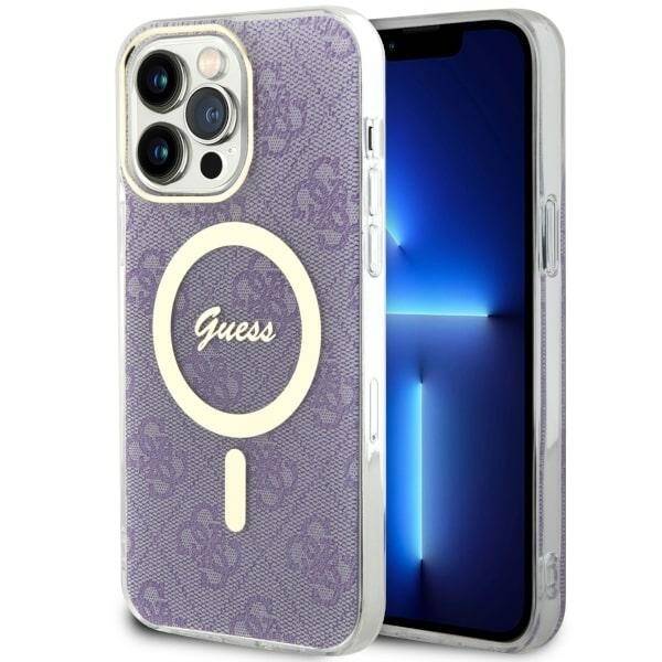 ETUI GUESS 4G MAGSAFE DO IPHONE 14 PRO MAX PURPLE