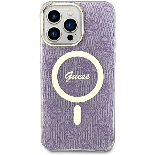 ETUI GUESS 4G MAGSAFE DO IPHONE 14 PRO MAX PURPLE