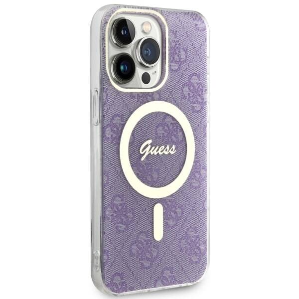 ETUI GUESS 4G MAGSAFE DO IPHONE 14 PRO MAX PURPLE